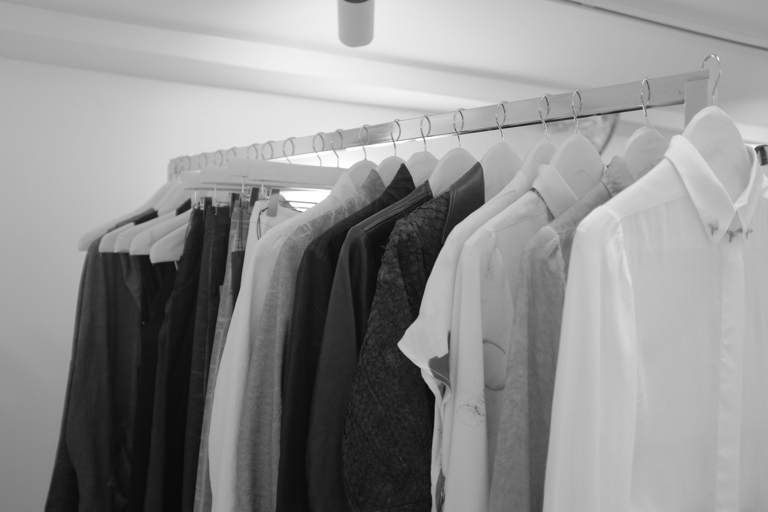 A rack of Venia clothing